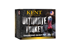 Kent Cartridge C203TK365 Ultimate Turkey 20 Gauge 3" 1 1/4 oz 1300 fps Diamond 5 Shot 10 Bx/10 Cs Kent Cartridge C203TK365 Ultimate Turkey 20 Gauge 3" 1 1/4 oz 1300 fps Diamond 5 Shot 10 Bx/10 Cs