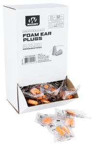 Walker's GWPSFFOAMPLUG200BX Foam Ear Plugs32 dB Orange Adult 200 Per Box