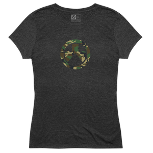 Magpul MAG1224-011-3XL Woodland Camo Icon Women's Charcoal Heather Cotton/Polyester/Rayon Short Sleeve 3XL Magpul MAG1224-011-3XL Woodland Camo Icon Women's Charcoal Heather Cotton/Polyester/Rayon Short Sleeve 3XL