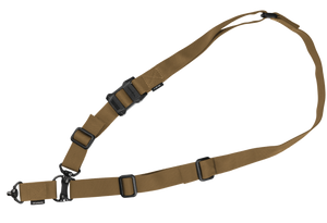 Magpul MAG953-COY MS4 QDM Sling made of Coyote Nylon Webbing with 1.25" W, Adjustable One-Two Point Design & Swivels for AR Platforms Magpul MAG953-COY MS4 QDM Sling made of Coyote Nylon Webbing with 1.25" W, Adjustable One-Two Point Design & Swivels for AR Platforms