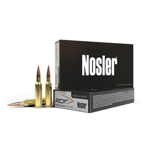 Nosler Match Grade Ammunition 6mm Creedmoor 115 Grain RDF Hollow Point Boat Tail 20RD Nosler Match Grade Ammunition 6mm Creedmoor 115 Grain RDF Hollow Point Boat Tail 20RD