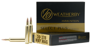 Weatherby Select Plus Ammunition 30-378 Weatherby Magnum 220 Grain Hornady ELD-X Polymer Tip 20RD Weatherby Select Plus Ammunition 30-378 Weatherby Magnum 220 Grain Hornady ELD-X Polymer Tip 20RD