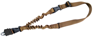 Tacshield T6010CY Shock Sling made of Coyote Webbing with Double QRB & Single-Point Design for Rifle/Shotgun Tacshield T6010CY Shock Sling made of Coyote Webbing with Double QRB & Single-Point Design for Rifle/Shotgun