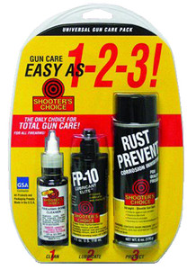 Shooters Choice CLP01 CLP-01 Combo Pack Bore Cleaner/FP-10 Lube/Rust Prevention Shooters Choice CLP01 CLP-01 Combo Pack Bore Cleaner/FP-10 Lube/Rust Prevention
