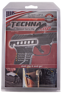 Techna Clip LCPIIBR Conceal Carry Gun Belt Clip Fits Ruger LCP II, LCP Custom Black Carbon Fiber Belt Mount Techna Clip LCPIIBR Conceal Carry Gun Belt Clip Fits Ruger LCP II, LCP Custom Black Carbon Fiber Belt Mount