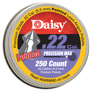 Daisy 997922512 PrecisionMax Premium 22 Lead Pointed Field Pellet 250 Per Tin Daisy 997922512 PrecisionMax Premium 22 Lead Pointed Field Pellet 250 Per Tin