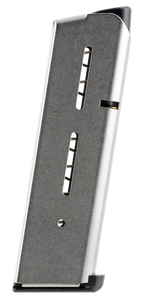 Wilson Combat Magazine 47 Series with Low Profile Steel Base Pad 1911 Government, Commander 45 ACP 8-Round Stainless Steel Wilson Combat Magazine 47 Series with Low Profile Steel Base Pad 1911 Government, Commander 45 ACP 8-Round Stainless Steel