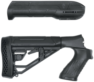 Adaptive Tactical Mossberg 500, 590, Maverick 88 EX Performance Forend and Adjustable Stock 12 Gauge Polymer Adaptive Tactical Mossberg 500, 590, Maverick 88 EX Performance Forend and Adjustable Stock 12 Gauge Polymer