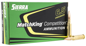 Sierra MatchKing Competition Ammunition 6.5 Creedmoor 140 Grain Hollow Point Boat Tail 20RD Sierra MatchKing Competition Ammunition 6.5 Creedmoor 140 Grain Hollow Point Boat Tail 20RD