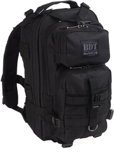 Bulldog BDT410B BDT Tactical Backpack Compact Style with Black Finish, 2 Main & Accessory Compartments, Hydration Bladder Compartment & Molle, Alice Compatible 18" H x 10" W x 10" D Bulldog BDT410B BDT Tactical Backpack Compact Style with Black Finish, 2 Main & Accessory Compartments, Hydration Bladder Compartment & Molle, Alice Compatible 18" H x 10" W x 10" D