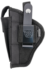 Bulldog FSN7 ExtremeOWB Black Nylon Belt Loop/Clip Fits S&W M&P/2-4"Standard Auto/Glock 19 Ambidextrous Bulldog FSN7 ExtremeOWB Black Nylon Belt Loop/Clip Fits S&W M&P/2-4"Standard Auto/Glock 19 Ambidextrous