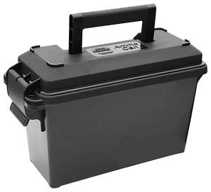 MTM Case-Gard AC30T40 Ammo Can Tall 30 Cal Black Polypropylene MTM Case-Gard AC30T40 Ammo Can Tall 30 Cal Black Polypropylene