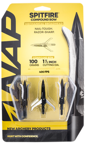 NAP NAP60234 SpitfireMechanical 100 grain Silver/Black NAP NAP60234 SpitfireMechanical 100 grain Silver/Black