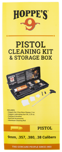 Hoppe's PCO38 Pistol Cleaning Kit 38 / 357 / 9mm Cal Includes Storage Box Hoppe's PCO38 Pistol Cleaning Kit 38 / 357 / 9mm Cal Includes Storage Box