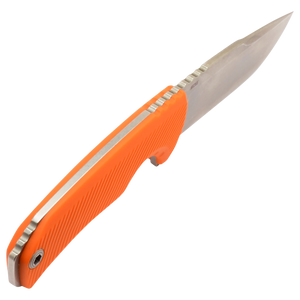 S.O.G SOG17060343 Tellus FX 4.20" Fixed Clip Point Plain Stonewashed Cryo 440C SS Blade/ Blaze Orange Textured GRN Handle S.O.G SOG17060343 Tellus FX 4.20" Fixed Clip Point Plain Stonewashed Cryo 440C SS Blade/ Blaze Orange Textured GRN Handle
