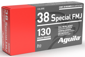 Aguila 38spl 130gr Fmj 50/1000 Aguila 38spl 130gr Fmj 50/1000