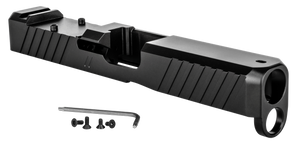 ZEV Technologies Z19 Duty Slide with Trijicon RMR Cut Glock 19 Gen 5 Stainless Steel Black DLC ZEV Technologies Z19 Duty Slide with Trijicon RMR Cut Glock 19 Gen 5 Stainless Steel Black DLC
