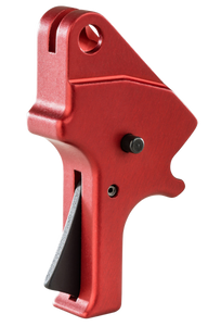 Apex Tactical 100055 Forward Set Sear & Trigger Kit Flat Trigger with 3-4 lbs Draw Weight & Red Finish for S&W M&P