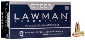 Speer 54232 Lawman Training Clean-Fire 357 Sig 125 gr 1350 fps Total Metal Jacket Flat Nose (TMJFN) 50 Bx/20 Cs Speer 54232 Lawman Training Clean-Fire 357 Sig 125 gr 1350 fps Total Metal Jacket Flat Nose (TMJFN) 50 Bx/20 Cs