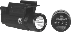 NcStar AQPTFLG Green Laser/FlashlightFor Universal w/Accessory Rail 150 Lumens/5mW Output, White Cree LED Light/Green Laser QR Weaver/Picatinny Mount Black Anodized Aluminum NcStar AQPTFLG Green Laser/FlashlightFor Universal w/Accessory Rail 150 Lumens/5mW Output, White Cree LED Light/Green Laser QR Weaver/Picatinny Mount Black Anodized Aluminum