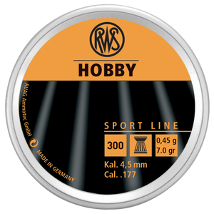 RWS/Umarex 2317400 Hobby Sport Line 177 Lead 300 Per Tin RWS/Umarex 2317400 Hobby Sport Line 177 Lead 300 Per Tin
