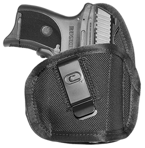 Crossfire Shooting Gear CRFTPSTLSRSA1C3R The Tempest Laser IWB Size 03 Black Ballistic Nylon Belt Clip Fits Compact 3-3.50" Barrel Right Hand Crossfire Shooting Gear CRFTPSTLSRSA1C3R The Tempest Laser IWB Size 03 Black Ballistic Nylon Belt Clip Fits Compact 3-3.50" Barrel Right Hand