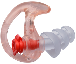 SureFire EP4MPR EP4 Sonic Defenders Plus Polymer 24 dB Flanged Clear Medium Adult 1 Pair SureFire EP4MPR EP4 Sonic Defenders Plus Polymer 24 dB Flanged Clear Medium Adult 1 Pair