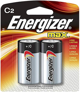 Rayovac E93BP2 Energizer MAX C BatteriesBlack & Silver | Rayovac E93BP2 Energizer MAX C BatteriesBlack & Silver |