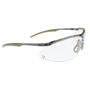 Radians Bravo Protective Eyeware Clear Lens, Silver Metal Frame Radians Bravo Protective Eyeware Clear Lens, Silver Metal Frame