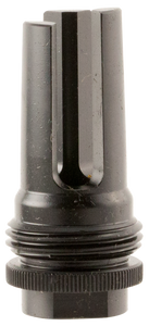 SilencerCo AC1562 ASR Flash Hider Black Steel with 1/2"-36 tpi Threads for 9mm SilencerCo AC1562 ASR Flash Hider Black Steel with 1/2"-36 tpi Threads for 9mm