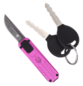 CobraTec Knives CALI928SBPURDNS California 928SB 1.75" OTF Drop Point Plain Stonewashed D2 Steel Blade/ Purple Anodized Aluminum Handle Includes Pocket Clip/Pouch CobraTec Knives CALI928SBPURDNS California 928SB 1.75" OTF Drop Point Plain Stonewashed D2 Steel Blade/ Purple Anodized Aluminum Handle Includes Pocket Clip/Pouch