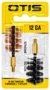 Otis FG512NB Bore Brush Set10/12 Gauge Shotgun Firearm 8-32" Thread 2" Long Bronze/Nylon Bristles 2 Per Pkg Otis FG512NB Bore Brush Set10/12 Gauge Shotgun Firearm 8-32" Thread 2" Long Bronze/Nylon Bristles 2 Per Pkg