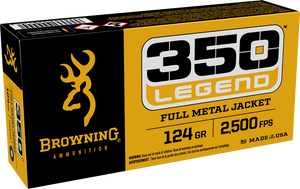 Browning Ammo B192803501 Performance Target Target 350 Legend 124 gr FMJ20 Per Box/ 10 Cs Browning Ammo B192803501 Performance Target Target 350 Legend 124 gr FMJ20 Per Box/ 10 Cs