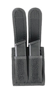Uncle Mike's 88291 Universal Double Mag Case Black Kodra Nylon Belt Loop Belts 2.25" Wide Uncle Mike's 88291 Universal Double Mag Case Black Kodra Nylon Belt Loop Belts 2.25" Wide