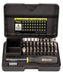 Wheeler 4001006 Gunsmithing Screwdriver Set Black 43 Pieces Wheeler 4001006 Gunsmithing Screwdriver Set Black 43 Pieces
