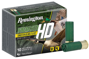 Remington Ammunition 20905 Wingmaster HD Waterfowl 12 Gauge 3" 1 1/2 oz 4 Shot 10 Per Box/ 10 Cs Remington Ammunition 20905 Wingmaster HD Waterfowl 12 Gauge 3" 1 1/2 oz 4 Shot 10 Per Box/ 10 Cs