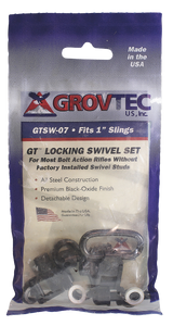 GrovTec Sling Swivel Studs with 1" Locking Swivels Set with Machine Screw Forend GrovTec Sling Swivel Studs with 1" Locking Swivels Set with Machine Screw Forend
