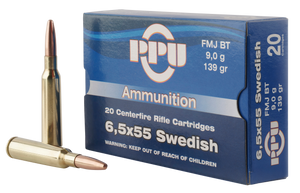 Prvi Partizan Ammunition 6.5x55mm Swedish Mauser 139 Grain Full Metal Jacket 20RD Prvi Partizan Ammunition 6.5x55mm Swedish Mauser 139 Grain Full Metal Jacket 20RD