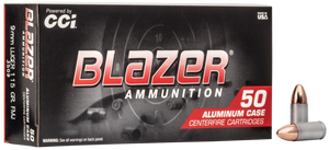 CCI 3509 Blazer Handgun 9mm Luger 115 gr FMJ50rd Bx CCI 3509 Blazer Handgun 9mm Luger 115 gr FMJ50rd Bx