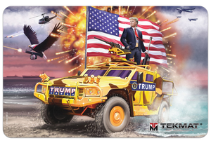 TekMat TEKR17TRUMP Trump Cleaning Mat Multi Color Rubber 17" Long Trump Freedom Portrait TekMat TEKR17TRUMP Trump Cleaning Mat Multi Color Rubber 17" Long Trump Freedom Portrait