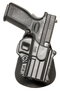 Fobus SP11RP Passive Retention Standard OWB Black Plastic Paddle Fits Springfield XD, HS 2000 9/40/357 Right Hand Fobus SP11RP Passive Retention Standard OWB Black Plastic Paddle Fits Springfield XD, HS 2000 9/40/357 Right Hand