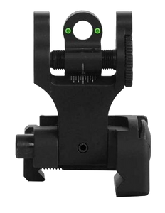 Troy Ind SSIGFBSRTBT00 Tritium Rear Folding BattleSight RoundBlack Hardcoat Anodized for AR-15 Troy Ind SSIGFBSRTBT00 Tritium Rear Folding BattleSight RoundBlack Hardcoat Anodized for AR-15
