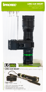 iProtec 6653 LG250 W/Pressure Switch Long Guns 25/250 Lumens Output 5mW Output Green LED Light Up to 141 Meters Beam Black Anodized Aluminum