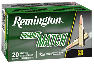 Remington Premier Match Ammunition 308 Winchester 168 Grain Sierra MatchKing Hollow Point 20RD Remington Premier Match Ammunition 308 Winchester 168 Grain Sierra MatchKing Hollow Point 20RD