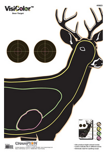 Champion Targets 45823 VisiColorDeer Paper Hanging Pistol/Rifle 13" x 18" Multi-Color Includes Pasters 10 Pk. Champion Targets 45823 VisiColorDeer Paper Hanging Pistol/Rifle 13" x 18" Multi-Color Includes Pasters 10 Pk.