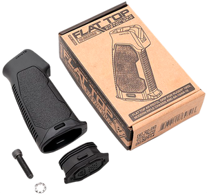 Strike Industries Pistol Grip 15 Degree Flat Top AR-15 Rubber Overmolded Polymer Black Strike Industries Pistol Grip 15 Degree Flat Top AR-15 Rubber Overmolded Polymer Black