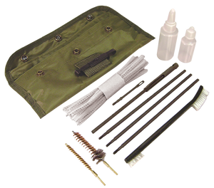 PSP ARGCK GI-Style Cleaning Kit AR15 & M16/Green Nylon Pouch Case