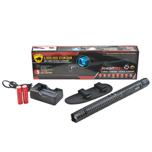 Guard Dog BTSGGDK8000 Knightro8,000 Stun Gun with Light Black Aluminum Guard Dog BTSGGDK8000 Knightro8,000 Stun Gun with Light Black Aluminum