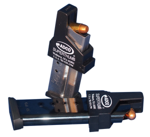 ADCO ST3 Super Thumb ST3 Mag Loader Single Stack Style, Black Polymer, For Use w/Multi-Caliber Pistols Including Kahr 9 & 40, Ruger P345 & LC9, Springfield XDS ADCO ST3 Super Thumb ST3 Mag Loader Single Stack Style, Black Polymer, For Use w/Multi-Caliber Pistols Including Kahr 9 & 40, Ruger P345 & LC9, Springfield XDS