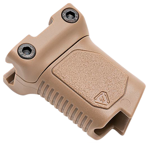 Strike Industries ARCMAGRAILSFDE Angled Vertical Grip Short Flat Dark Earth Polymer with Cable Management Storage for Picatinny Rail Strike Industries ARCMAGRAILSFDE Angled Vertical Grip Short Flat Dark Earth Polymer with Cable Management Storage for Picatinny Rail